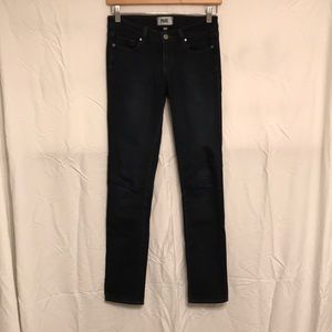 Paige Skyline Skinny Dark Wash Jeans